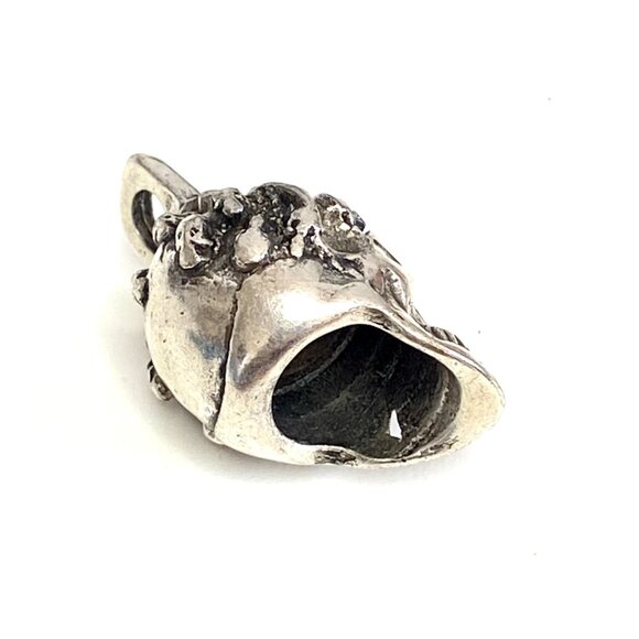 LOT of 2 Larger Punisher Skull Charms for Leather or Chain Tassels - Picture 6 of 8